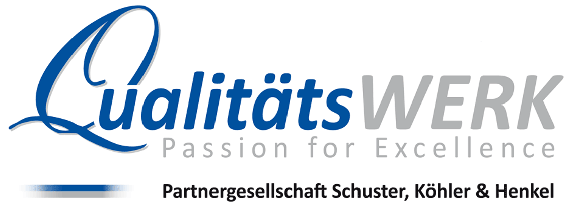 Logo: QualitätsWERK - Passion for Excellence